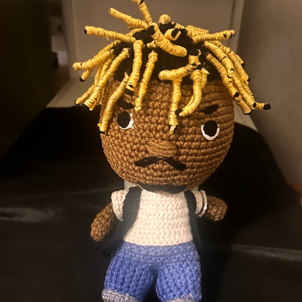 Handmade Crochet juice wrld doll